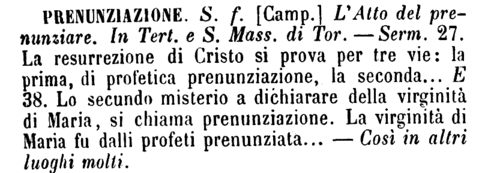 prenunziazione