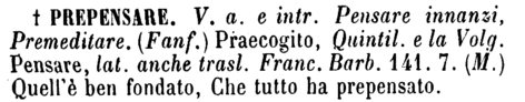 prepensare