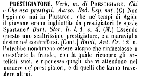 prestigiatore