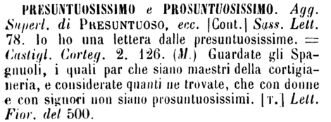 presuntuosissimo