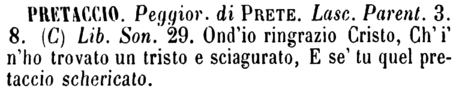 pretaccio