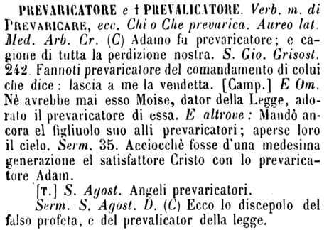 prevaricatore