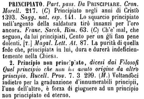 principiato