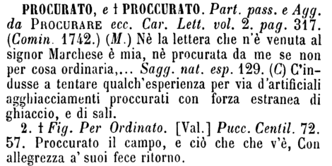 procurato