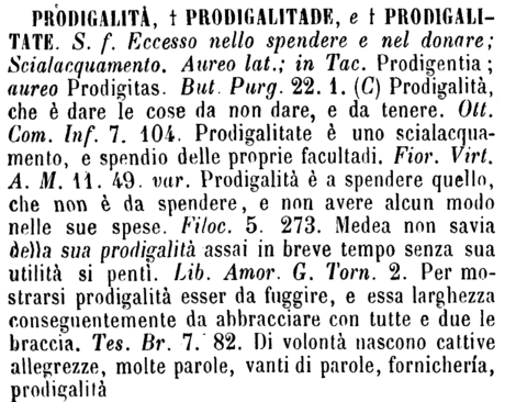 prodigalita