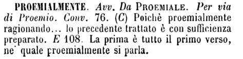 proemialmente