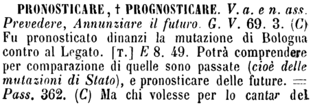 pronosticare