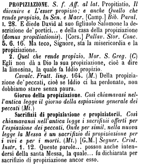 propiziazione