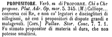 proponitore