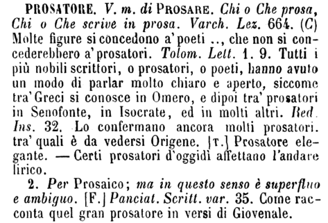 prosatore