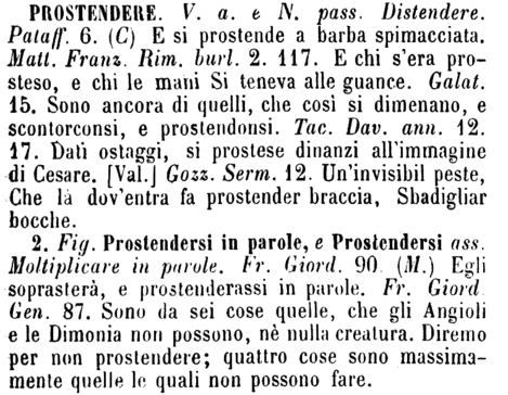 prostendere