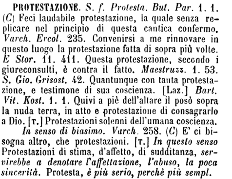 protestazione