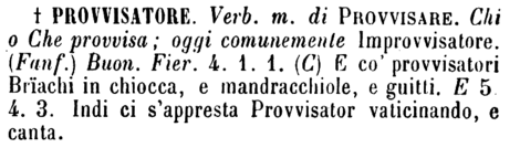 provvisatore