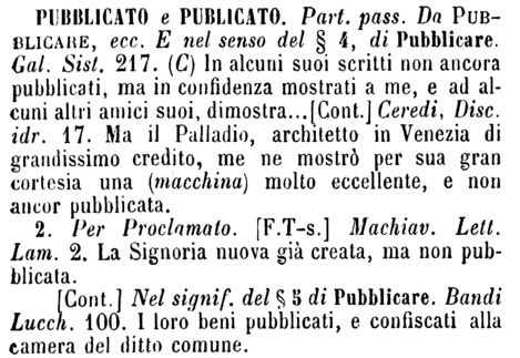 pubblicato