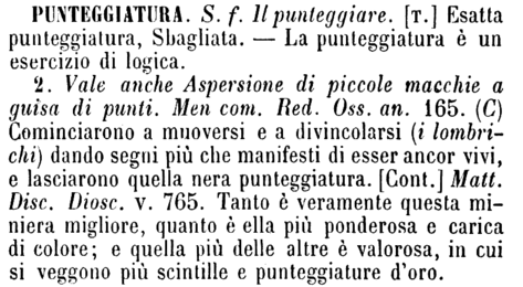 punteggiatura