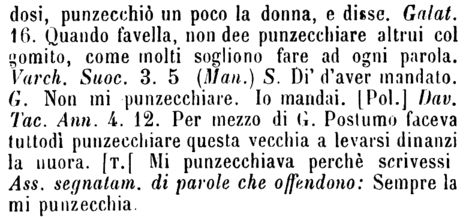 punzecchiare