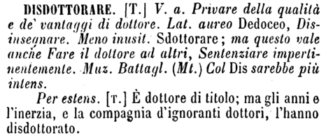 disdottorare