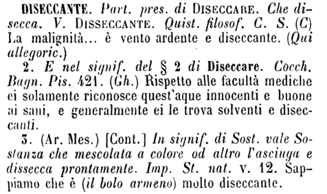 diseccante