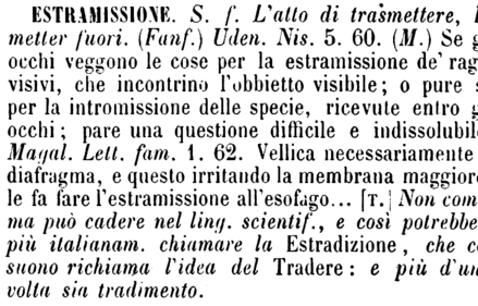 estramissione