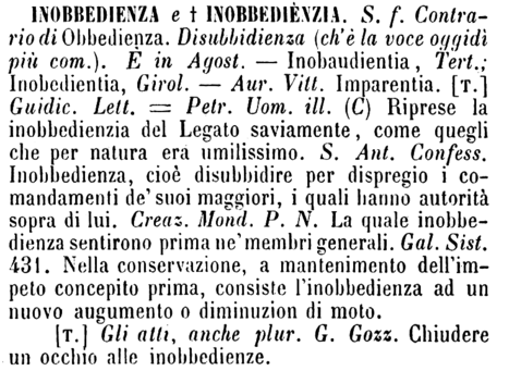 inobbedienza