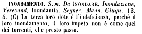 inondamento