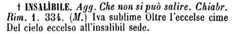 insalibile