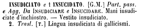 insudiciato