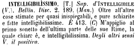 intelligibilissimo