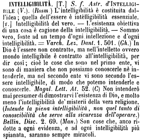 intelligibilita