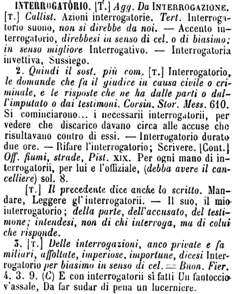 interrogatorio