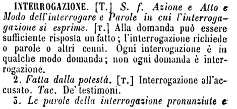 interrogazione