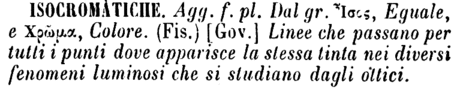 isocromatiche