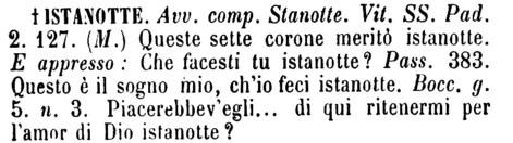 istanotte