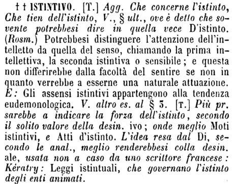 istintivo