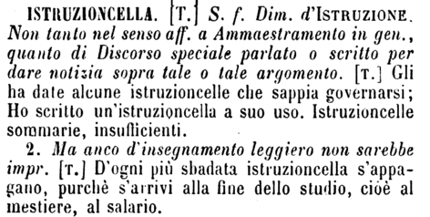 istruzioncella