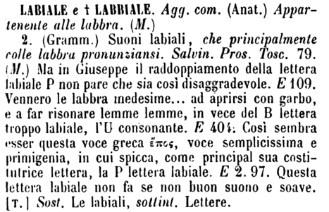 labiale