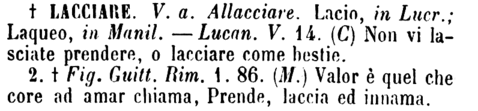 lacciare