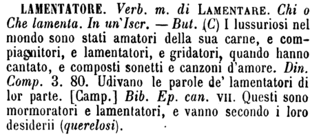 lamentatore