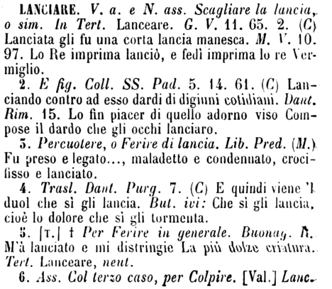 lanciare