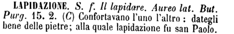 lapidazione