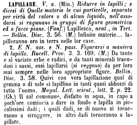 lapillare