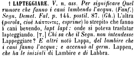 lapteggiare