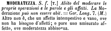 moderatezza