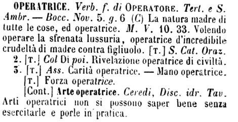 operatrice