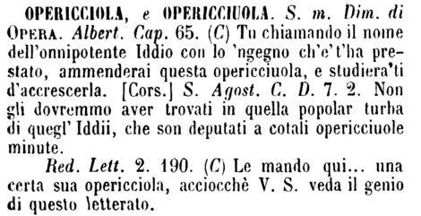 opericciola