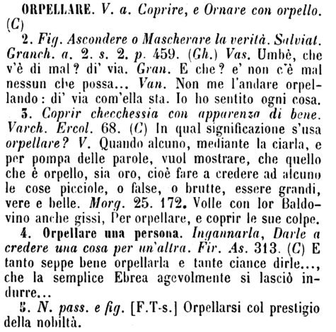 orpellare