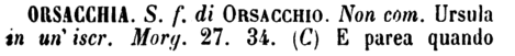 orsacchia