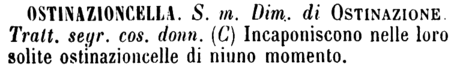 ostinazioncella