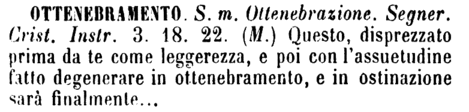 ottenebramento