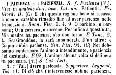 pacienza